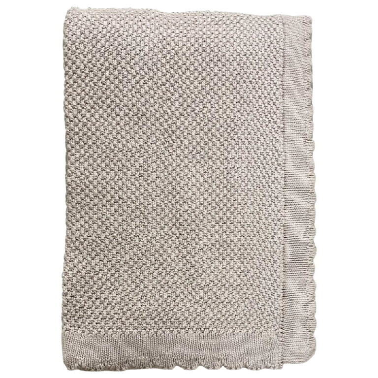 Baby Plaid - Bomuld Strikket Imp. 457 - Beige