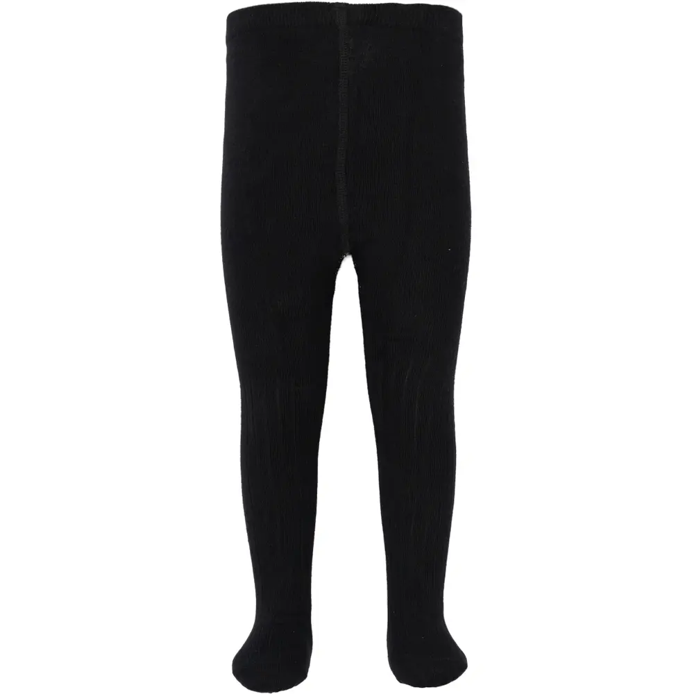 Bamboo strømpebukser - BLACK - 0-1/2 Y