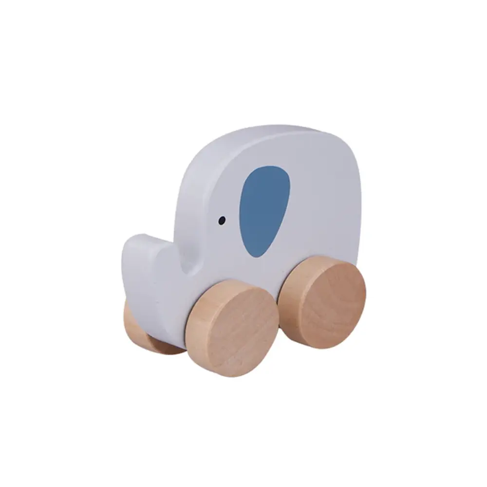 Barbo Toys Wooden Elephant on Wheel Barbo Toys Wooden Elephant on Wheel