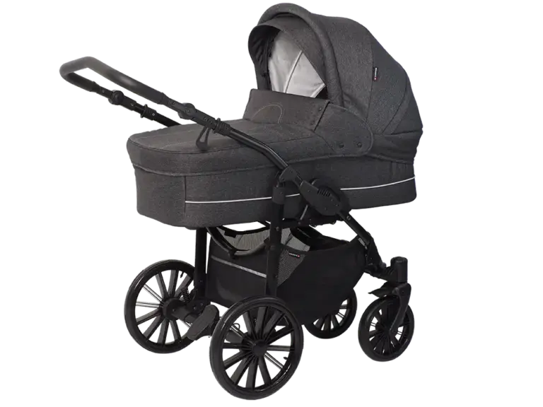 Basson Nordic Lux Barnevogn - Dark Grey Melange