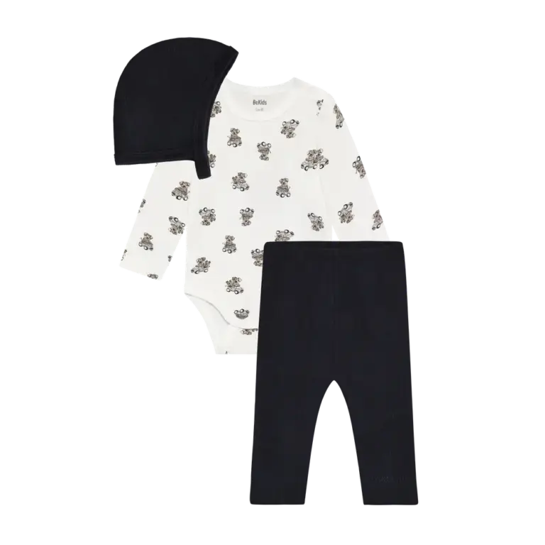 BeKids Bodysæt m. Hue - Sky Captain - 50