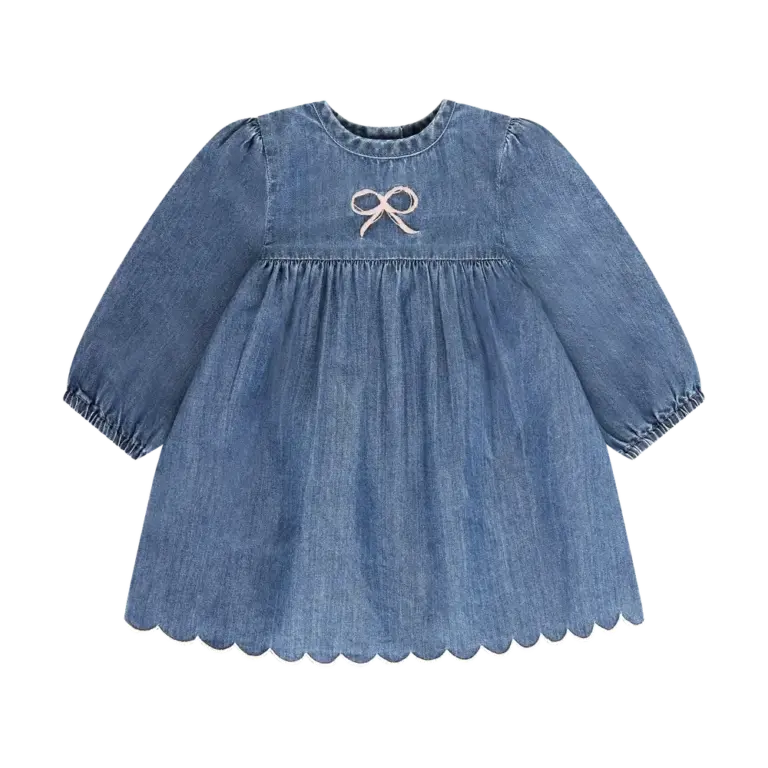 BeKids Kjole - Medium Blue Denim - 60