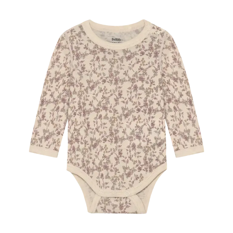 BeKids Langærmet Uld Body - Starling - 70