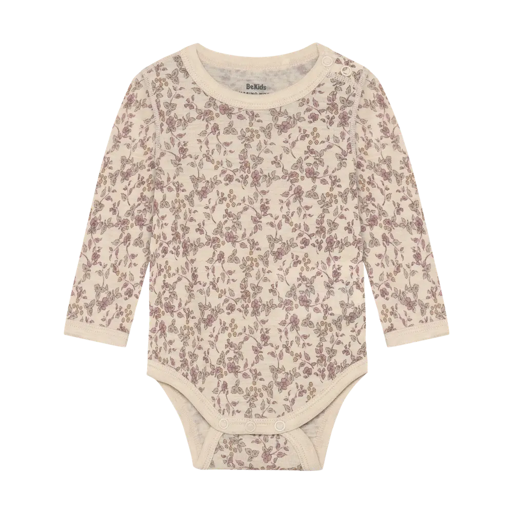 BeKids Langærmet Uld Body - Starling - 70 BeKids Langærmet Uld Body - Starling - 70