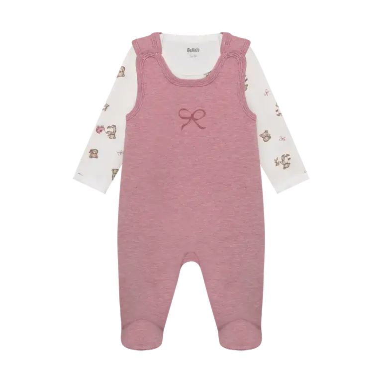 BeKids Romper og Body Sæt - Nostalgia Rose - 60