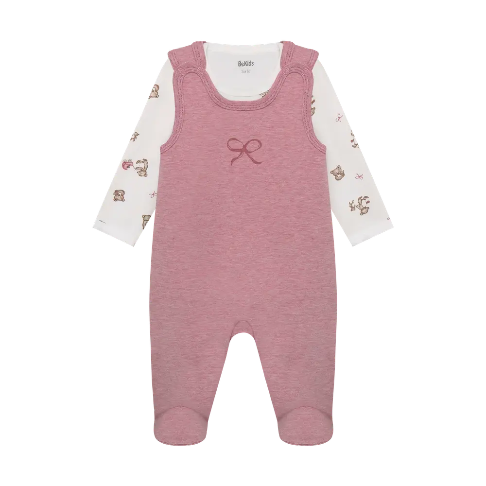 BeKids Romper og Body Sæt - Nostalgia Rose - 60