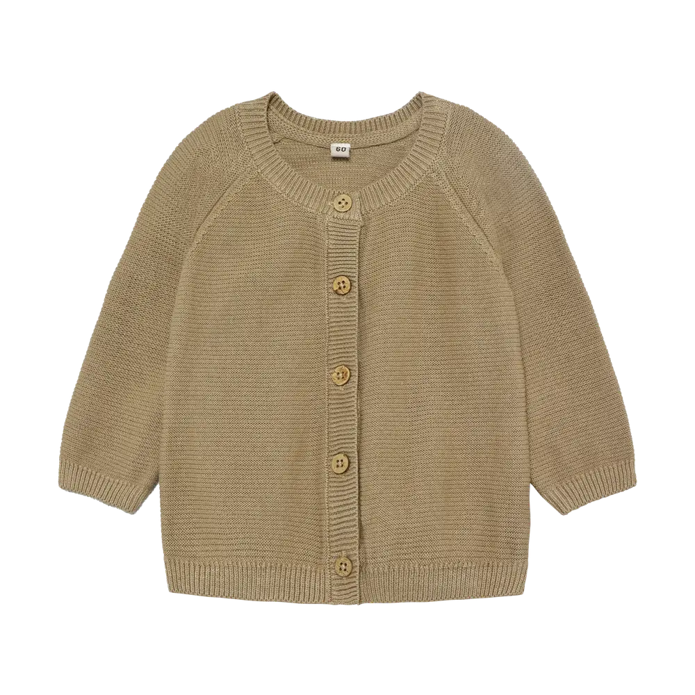 BeKids Strik Cardigan - Silver Mink Melange - 100