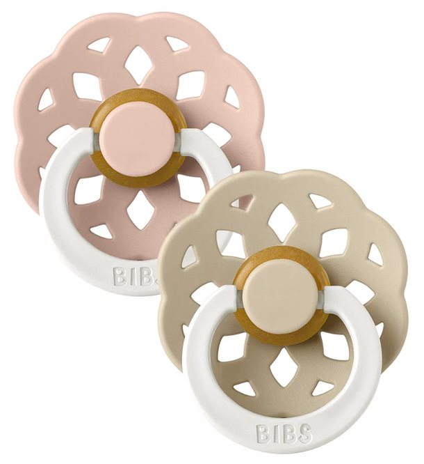 Bibs Boheme Sutter - str. 2 - Blush Glow/Vanilla Glow 2-pak