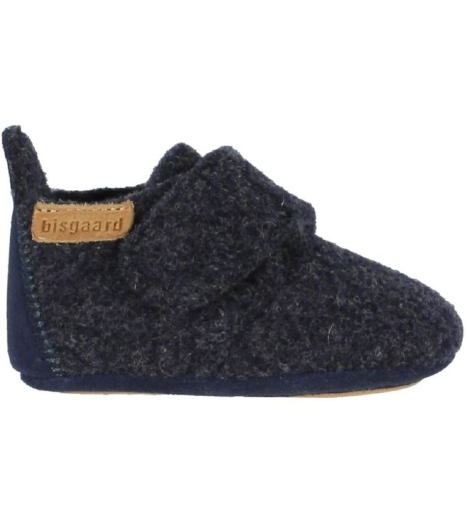 Bisgaard Hjemmesko - Uld - Navy Bisgaard Hjemmesko - Uld - Navy