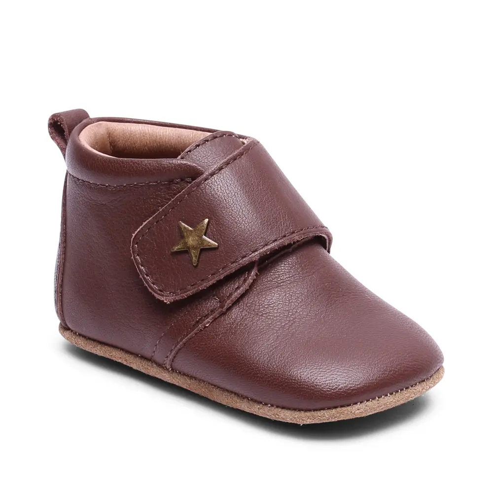 Bisgaard Hjemmesko - Velcro Star - Brown - 23 Bisgaard Hjemmesko - Velcro Star - Brown - 23