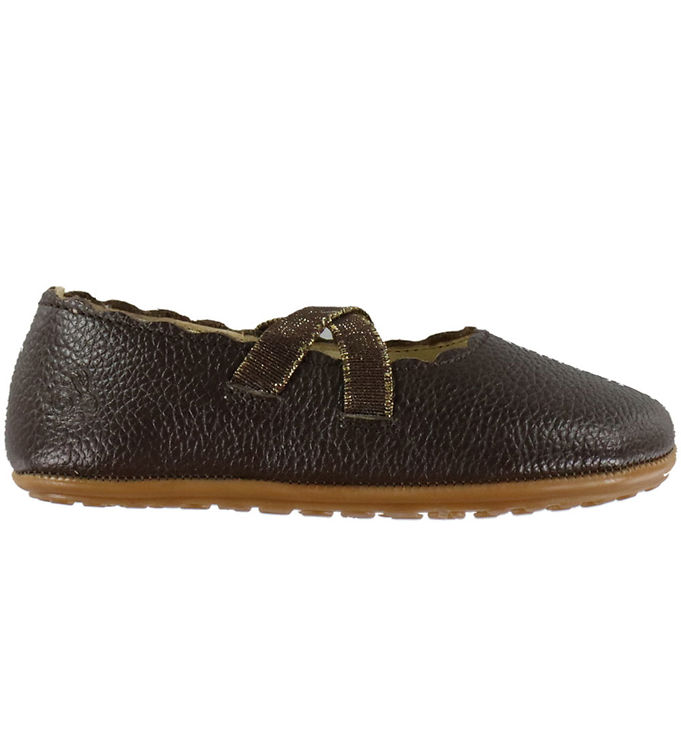 Bundgaard Ballerina Hjemmesko - Tamara - Barfod - Dark Brown Bundgaard Ballerina Hjemmesko - Tamara - Barfod - Dark Brown