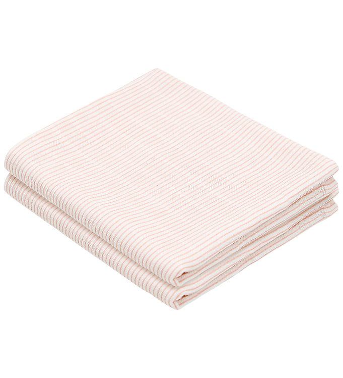Cam Cam Stofbleer - 2-pak - 70x70 cm - Classic Stripes Rose