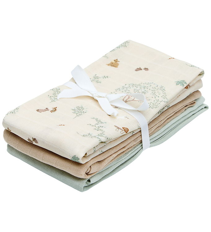 Cam Cam Stofbleer - 3-pak - 70x70 cm - Woodland
