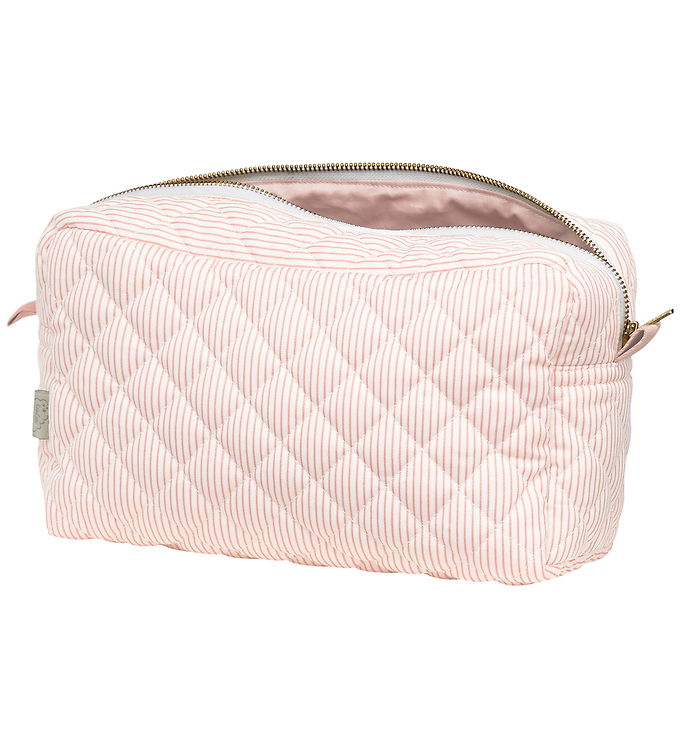 Cam Cam Toilettaske - Stor - Quiltet - Classic Stripes Rose