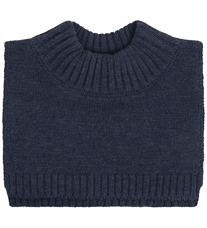 CeLaVi Halsedisse - Uld/Bomuld - Navy Melange