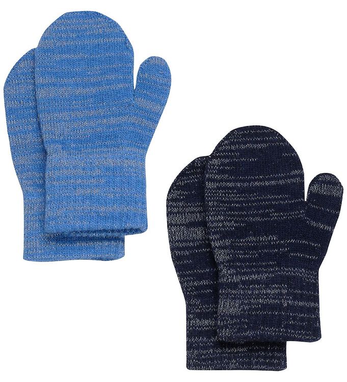 CeLaVi Luffer - Uld/Polyester - 2-pak - Bright Cobalt m. Refleks CeLaVi Luffer - Uld/Polyester - 2-pak - Bright Cobalt m. Refleks