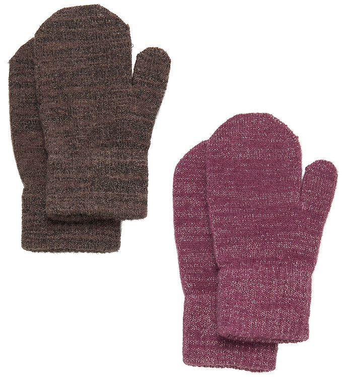 CeLaVi Luffer - Uld/Polyester - 2-pak - Mellow Mauve m. Glimmer CeLaVi Luffer - Uld/Polyester - 2-pak - Mellow Mauve m. Glimmer
