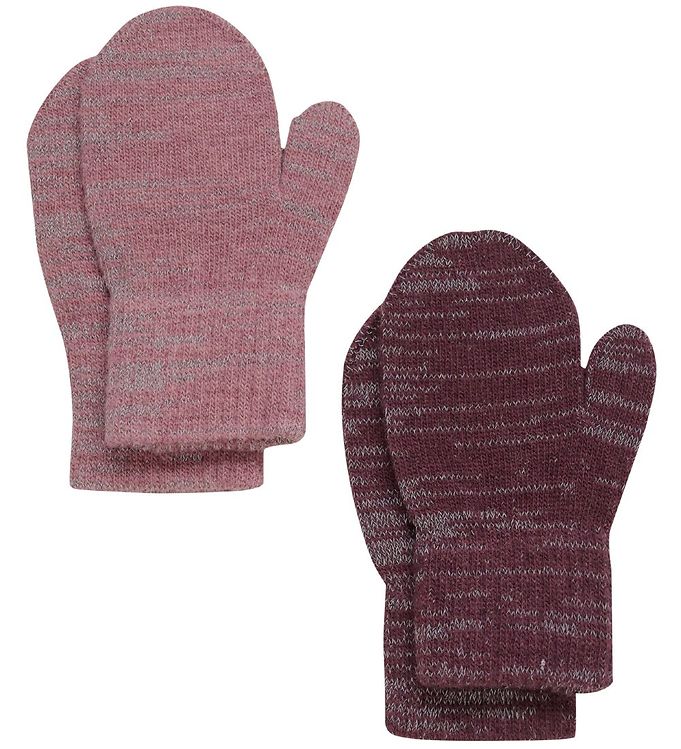 CeLaVi Luffer - Uld/Polyester - 2-pak - Rose Brown m. Refleks CeLaVi Luffer - Uld/Polyester - 2-pak - Rose Brown m. Refleks