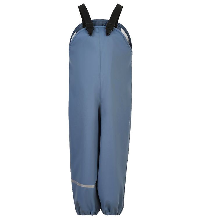 CeLaVi Regnbukser m. Seler - Recycled PU - China Blue CeLaVi Regnbukser m. Seler - Recycled PU - China Blue