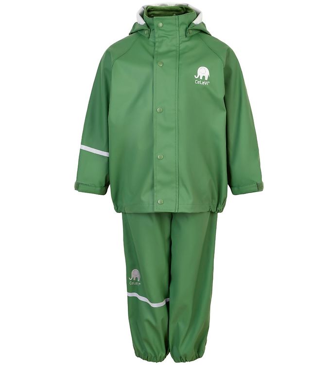 CeLaVi Regntøj m. Seler - PU - Elm Green CeLaVi Regntøj m. Seler - PU - Elm Green