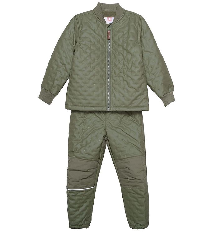 CeLaVi Termotøj m. Fleece - Coated - Army CeLaVi Termotøj m. Fleece - Coated - Army