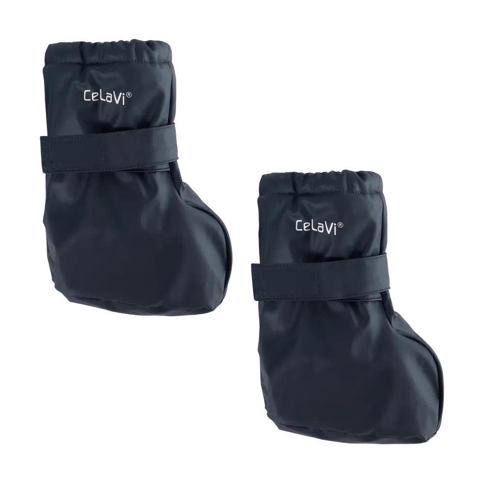 Celavi Forede Overtræksfutter - Navy - 12-18 MDR.
