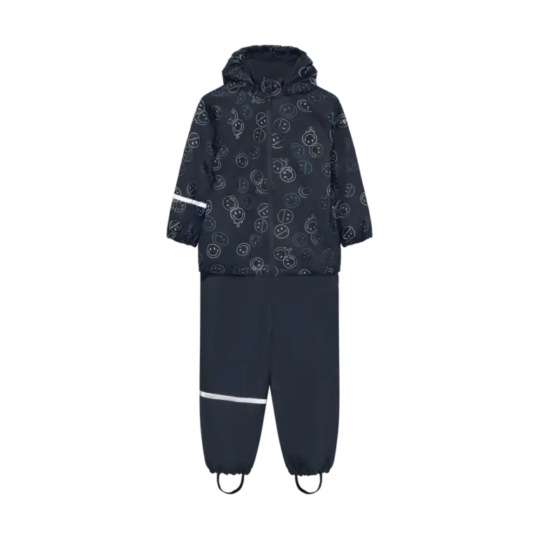Celavi Regnsæt Med Fleece - Navy - 110