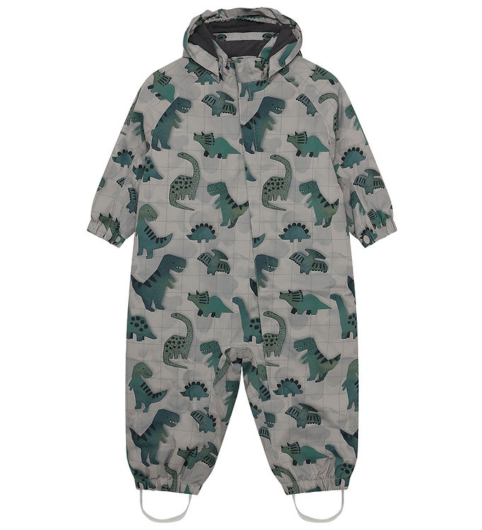 Color Kids Flyverdragt - AOP - Deep Lichen Green