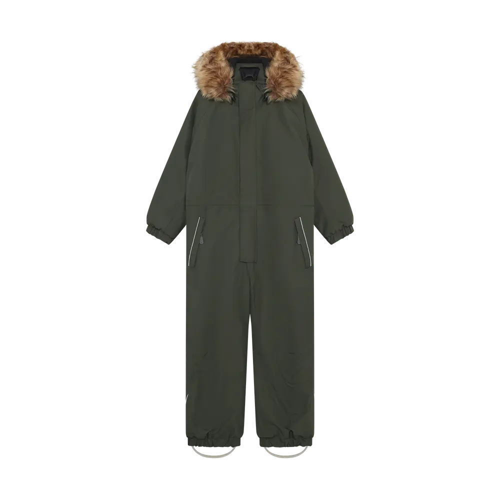 Color Kids Flyverdragt M. Fake Fur - Kambaba - 104 Color Kids Flyverdragt M. Fake Fur - Kambaba - 104
