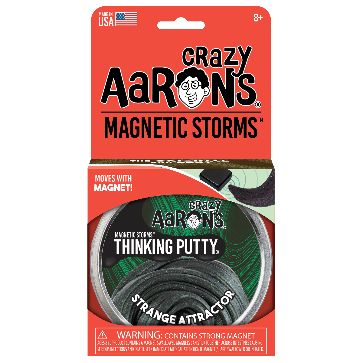 Crazy Aaron’s | Thinking Putty Large - Magnetic, Strange Attractor