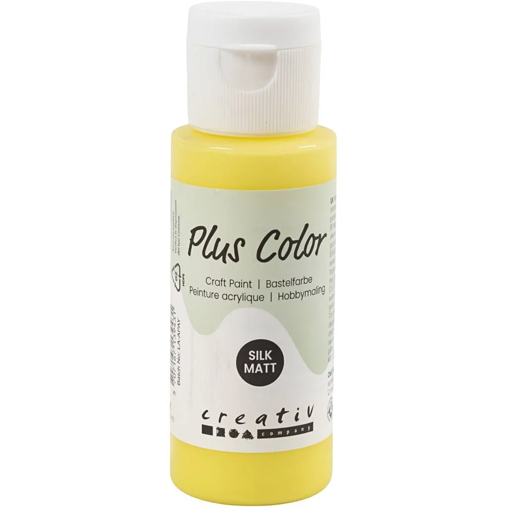 Creativ Company | Hobbymaling 60 ml - Gul, 1 stk