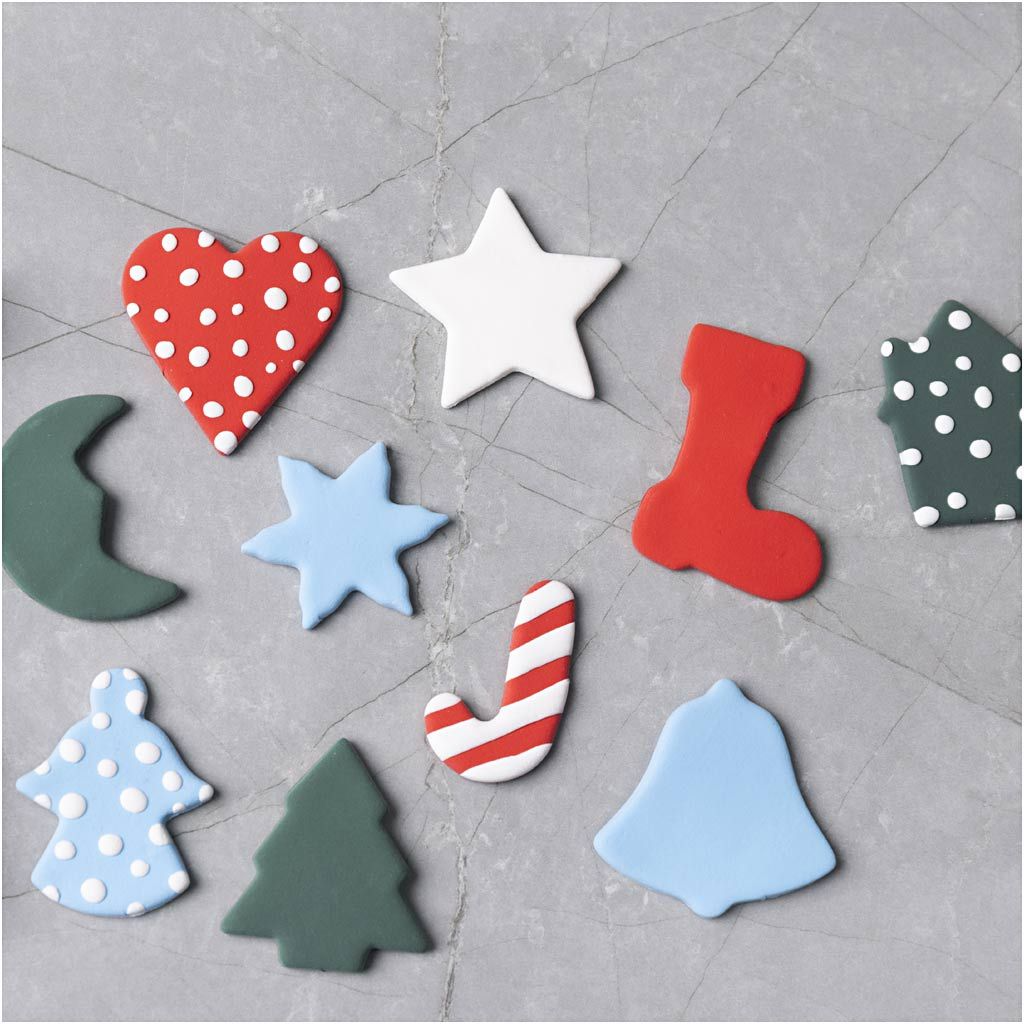 Creativ Company | Udstiksforme - Julemotiver, 10 stk