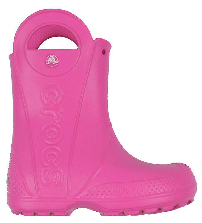 Crocs Gummistøvler - Handle It Rain Boot K - Pink Crush
