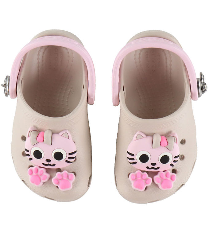 Crocs Sandaler - Classic Cute Clog T - Cocoa Cream