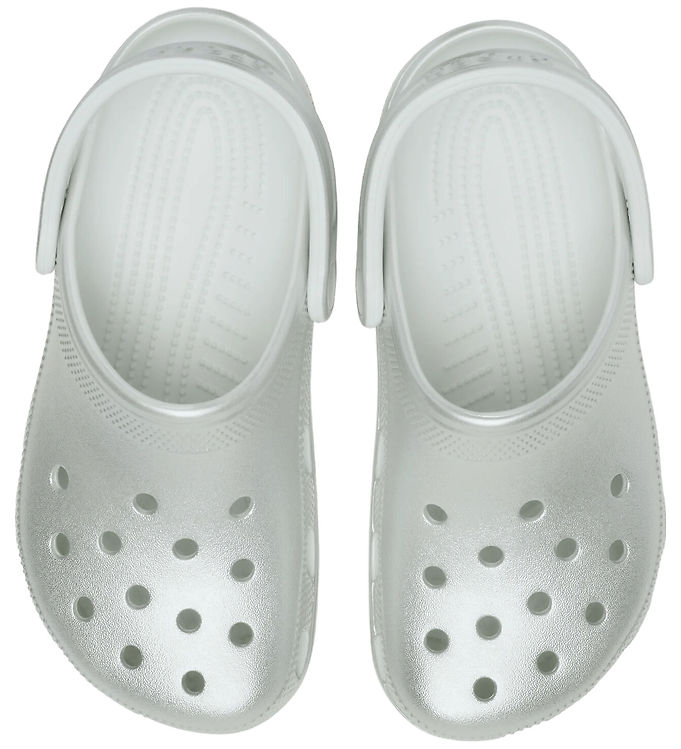 Crocs Sandaler - Classic Tinted Metallic Clog K - Sølv