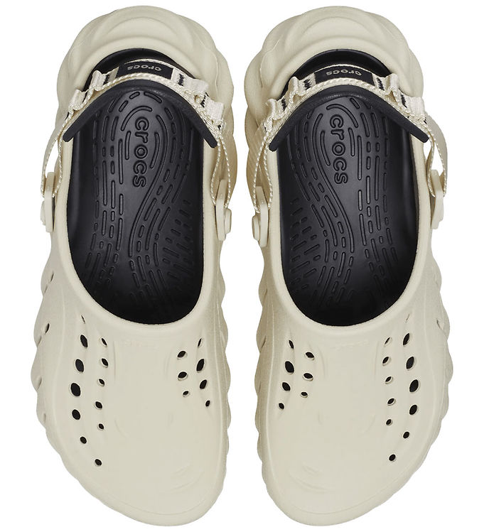 Crocs Sandaler - Echo Clog - Bone/Sort
