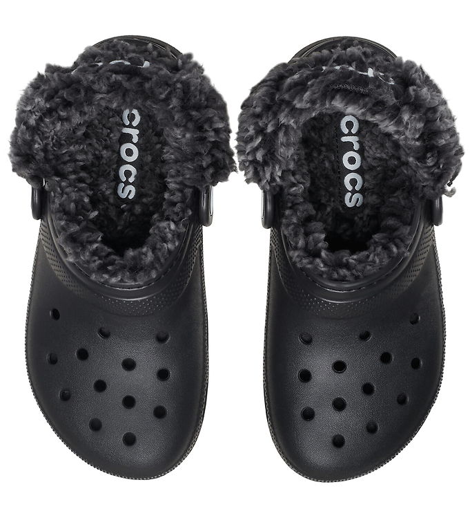 Crocs Sandaler m. For - Classic Fleece Lined Clog T - Sort