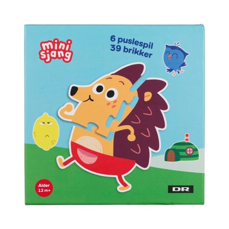 DR Børste Figurpuslespil, 6 forskellige