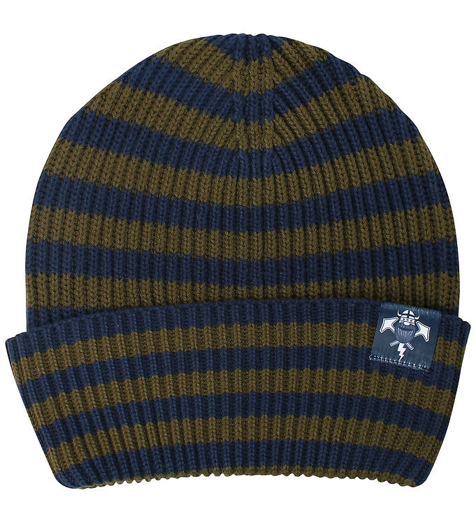 Danefæ Hue - Strik/Rib - DaneBy - Dark Navy/Dark Army Thorbolt