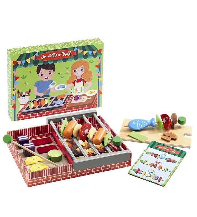 Djeco Grill - 20x19 cm - Træ - Joe & Max Djeco Grill - 20x19 cm - Træ - Joe & Max