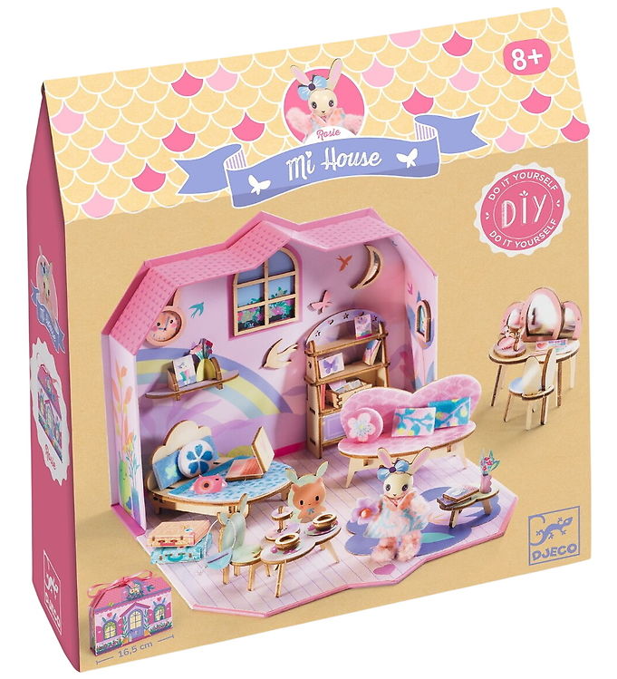 Djeco Kreasæt - DIY - Mi House - Rosie Djeco Kreasæt - DIY - Mi House - Rosie