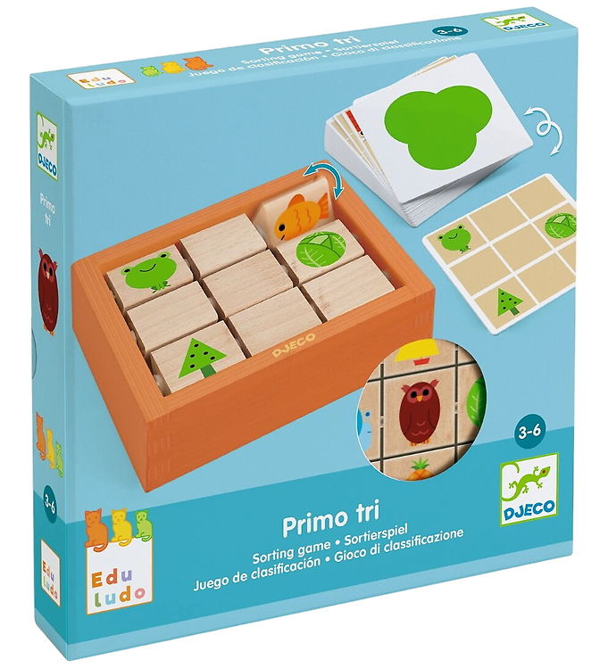 Djeco Sorteringsspil - Primo Tri Djeco Sorteringsspil - Primo Tri