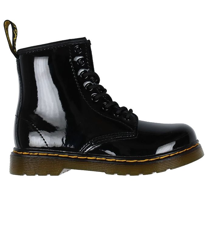 Dr. Martens Støvler - 1460 J - Black Patent Lamper