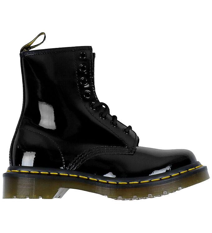 Dr. Martens Støvler - 1460 W - Black Patent Lamper