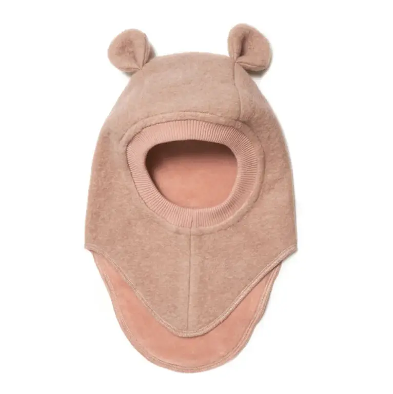 Elefanthue m. Ører Blød Uld - Rose Melange - 0-12 MDR. Elefanthue m. Ører Blød Uld - Rose Melange - 0-12 MDR.