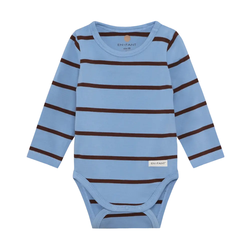En Fant Langærmet Body - Bel Air Blue - 56