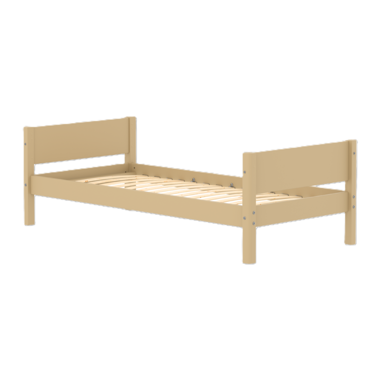 Flexa White Enkeltseng 90x200 cm - Sand