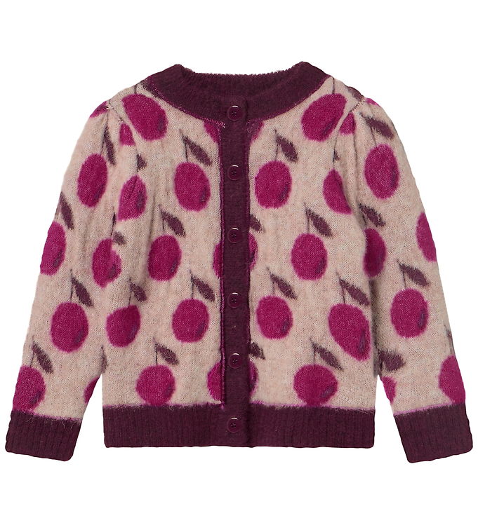 Fliink Cardigan - Uld- Star Alpaca Berry - Smoke Rose/Red Bud Fliink Cardigan - Uld- Star Alpaca Berry - Smoke Rose/Red Bud