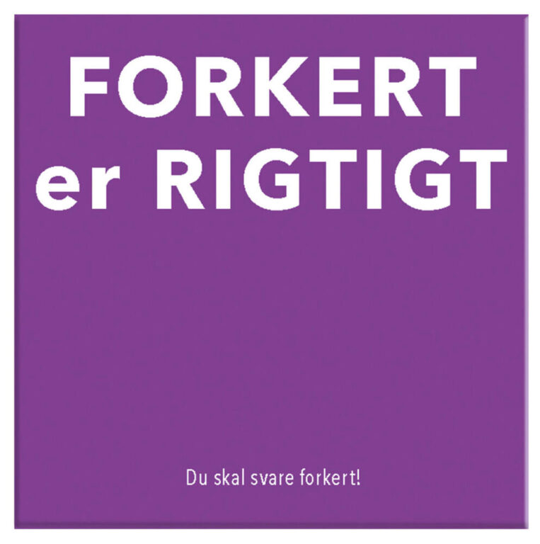 Forkert er Rigtigt
