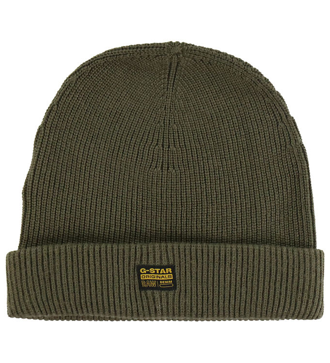 G-Star RAW Beanie - Strik - Effo Long - Dark Khaki